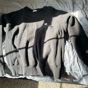 Champion sweat shirt and long sleeve
